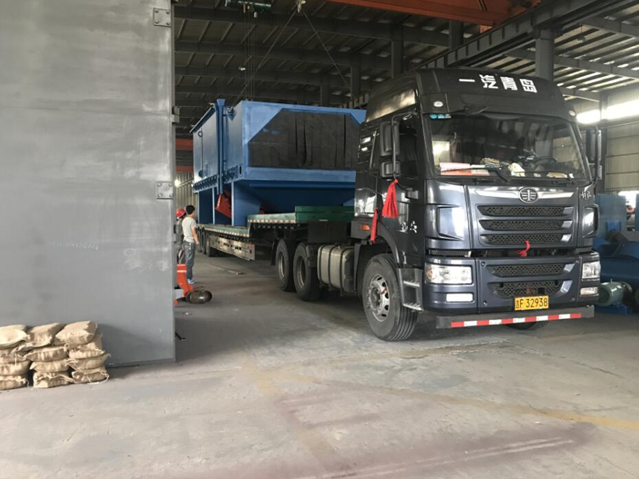 江蘇拋丸機除銹設(shè)備 3 成功發(fā)貨至廣西南寧一臺環(huán)保節(jié)能的H型鋼結(jié)構(gòu)拋丸機 3